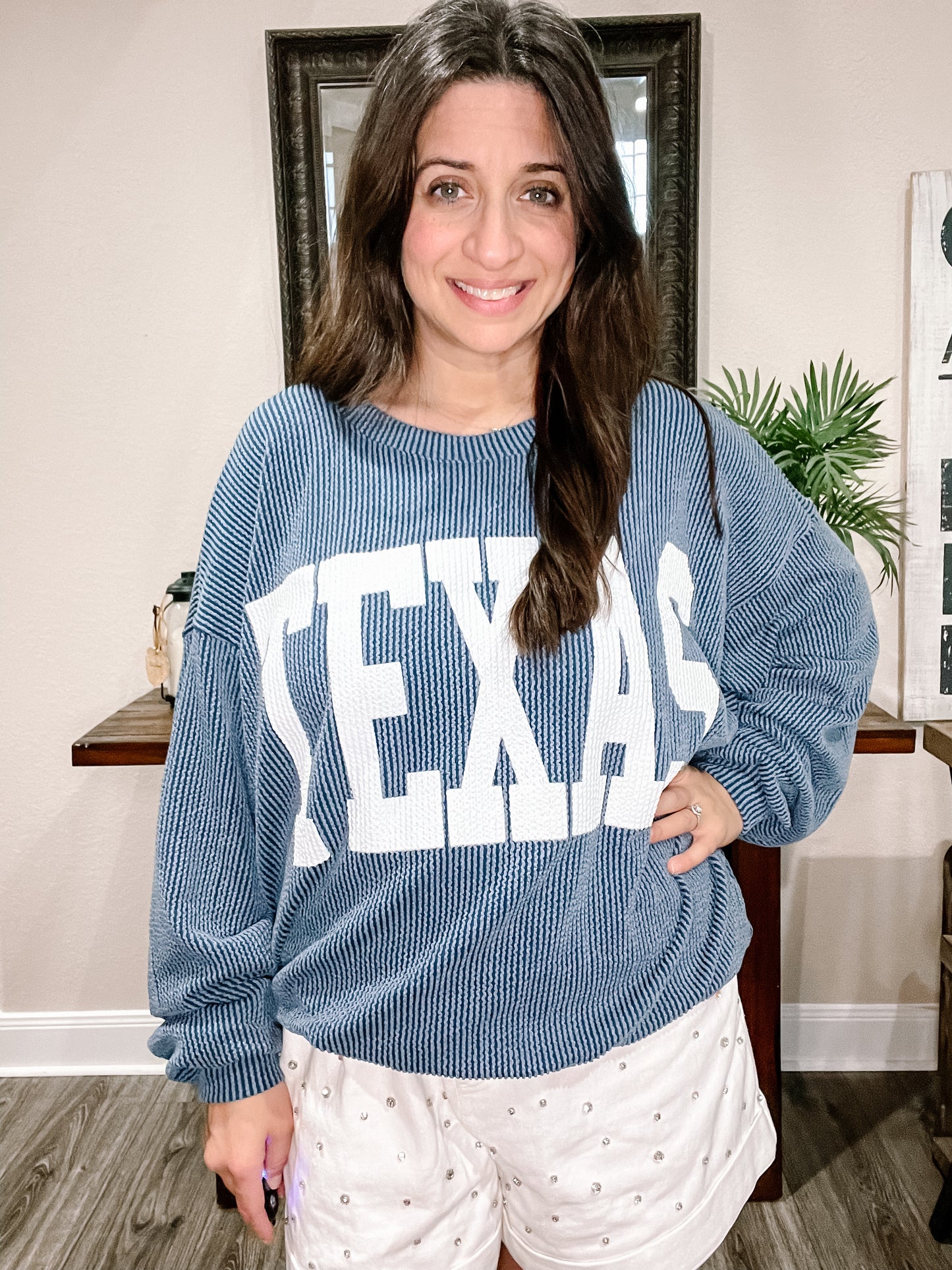 Blue Texas Sweatshirt