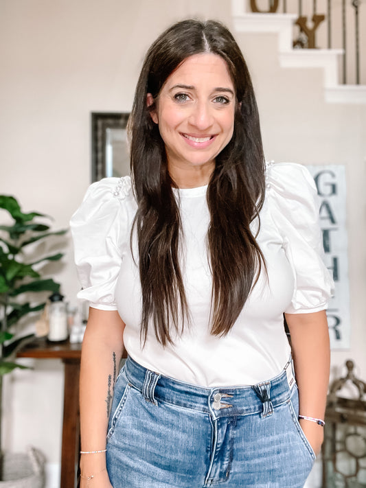 White Pearl Top