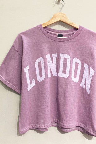 London Cropped Tee