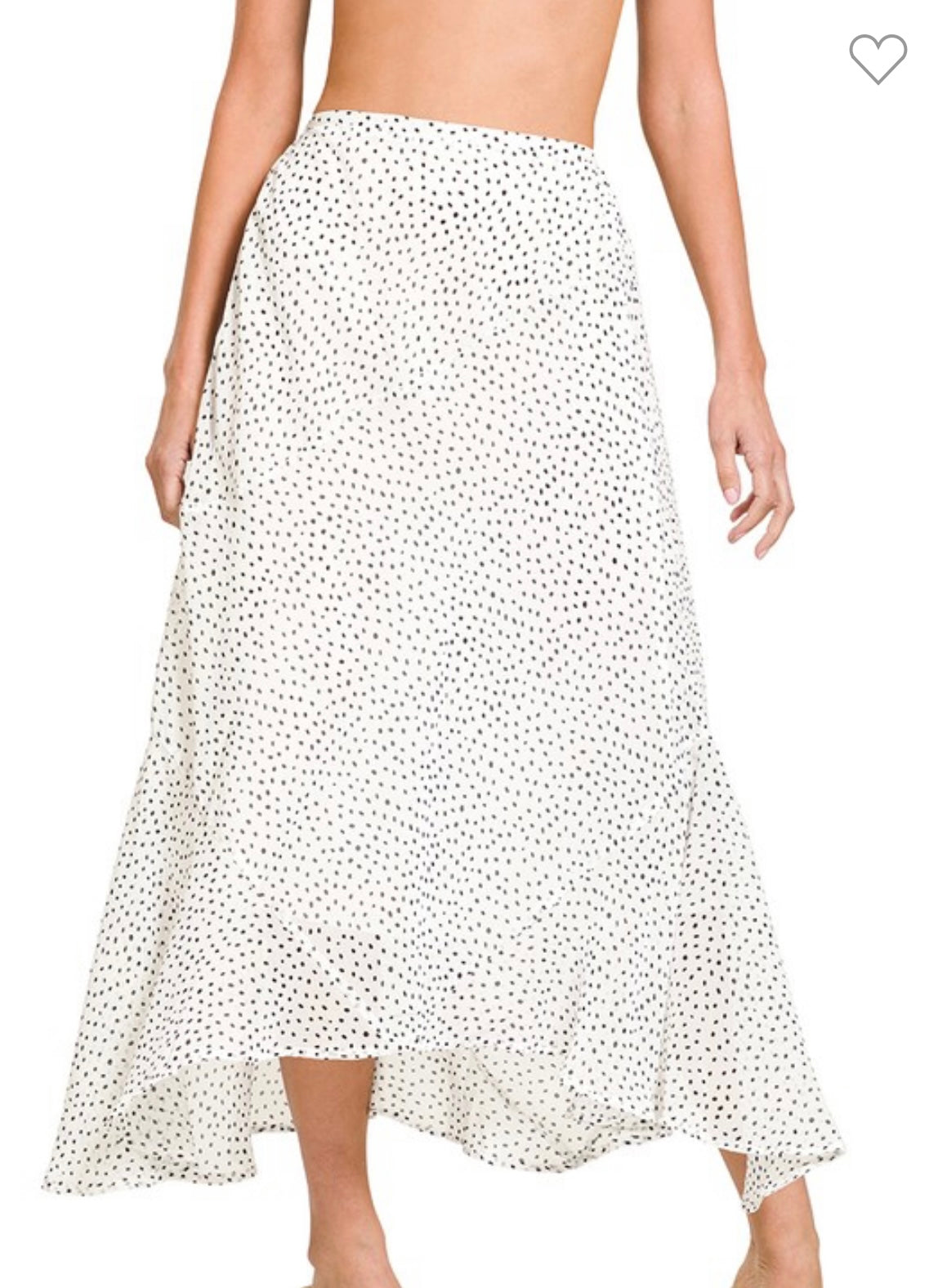 Polka Dot Maxi Skirt